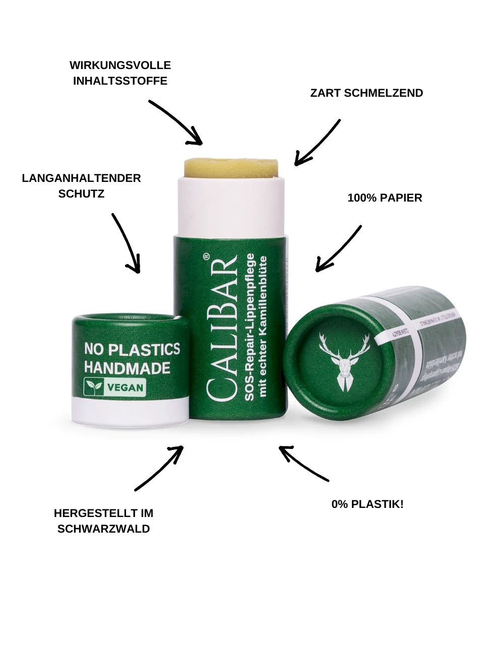 Naturkosmetik - SOS Repair Lippenpflege - Mit echter Kamille | Vegan