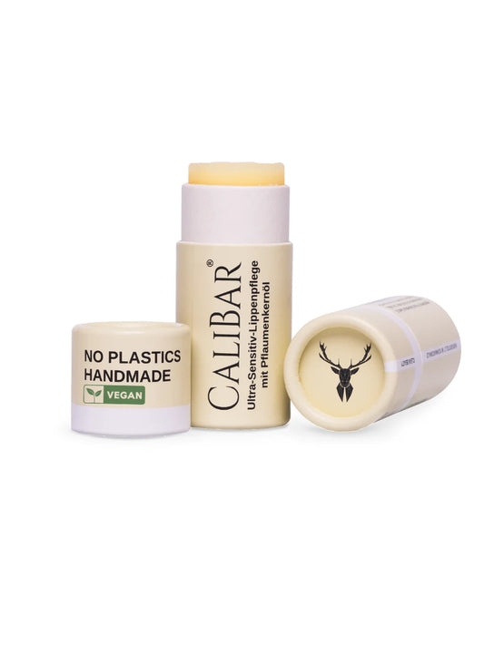 Vorteilsset: 3x Naturkosmetik - Ultra Sensitiv Lippenpflege - Mit Pflaumenkernöl