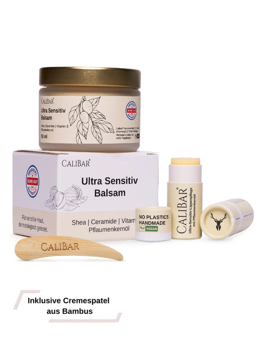 Ultra Sensitiv Duo - Für empfindliche Haut & Lippen - Mit Pflaumenkernöl