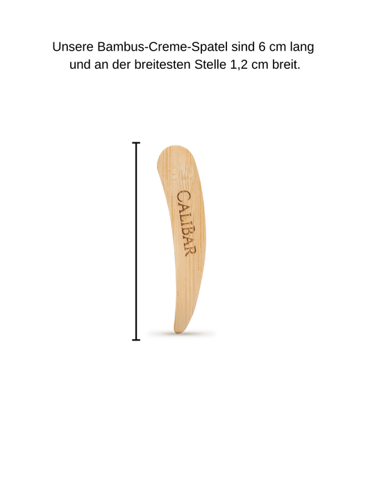 Bambus Creme-Spatel – Minihelfer für Tiegel & Balsam