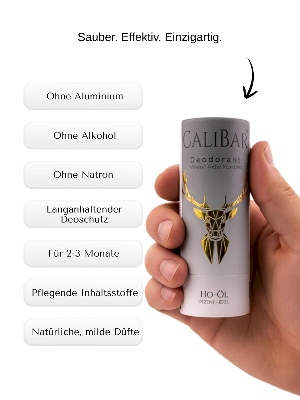 Calibar Deodorant-Stick Ho‑Öl