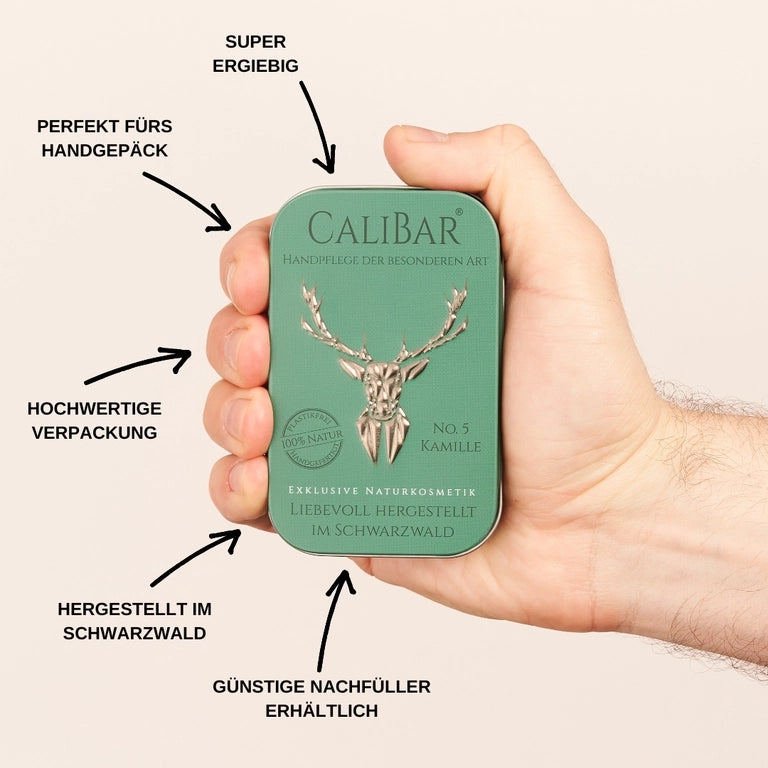Vorteilsset: 3x Calibar® No.5 Kamillenblüte - Feste Handcreme