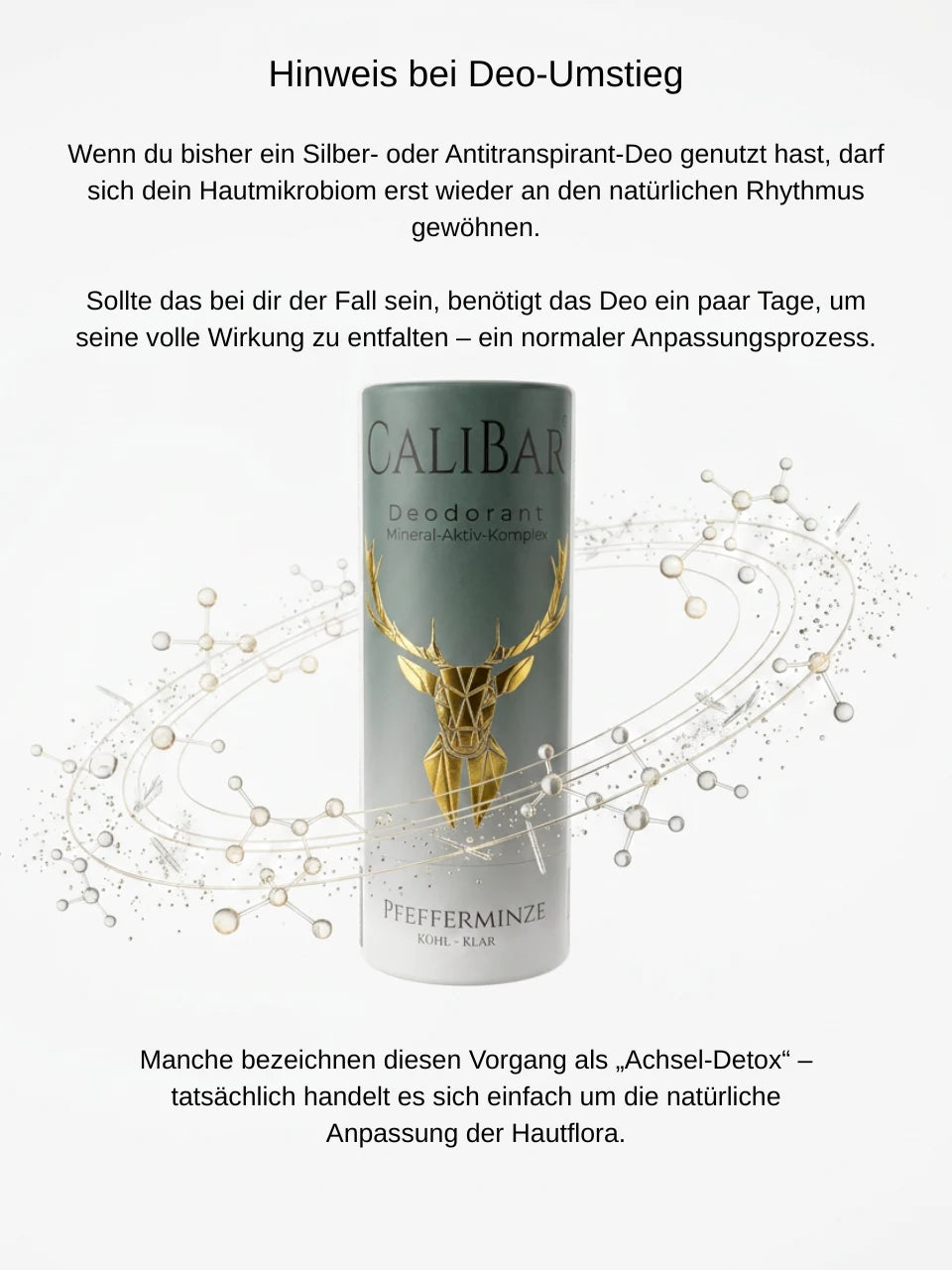 Calibar Deodorant-Stick Pfefferminze