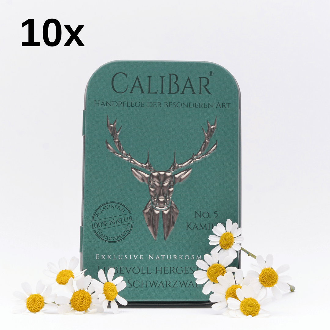 10x Calibar® No.5 Kamillenblüte - Feste Handcreme
