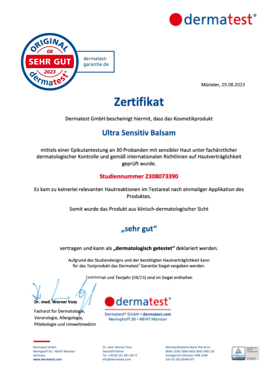 Ultra Sensitiv Duo - Für empfindliche Haut & Lippen - Mit Pflaumenkernöl