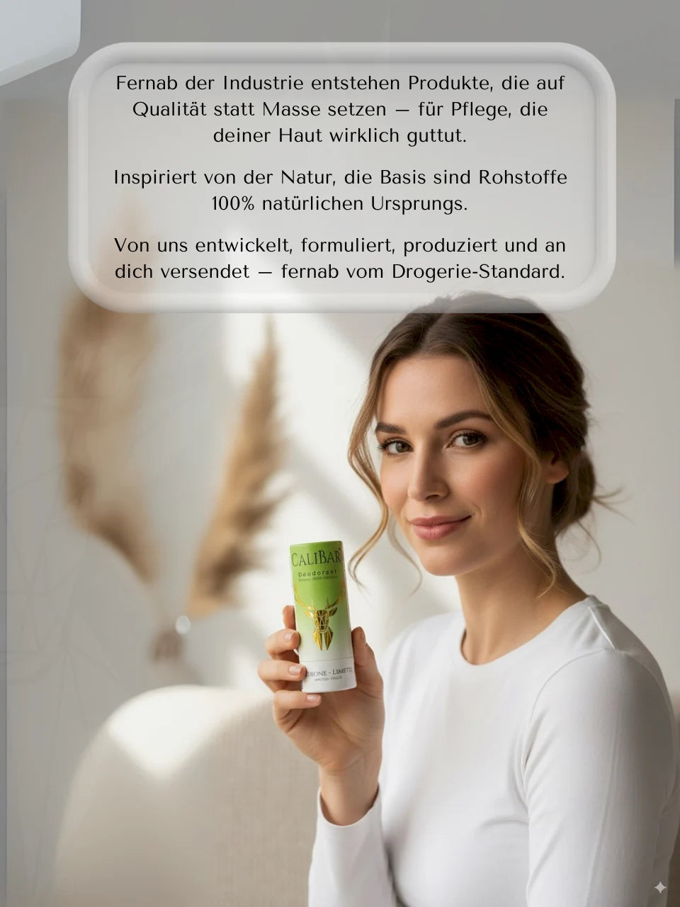 Calibar Deodorant-Stick Zitrone-Limette