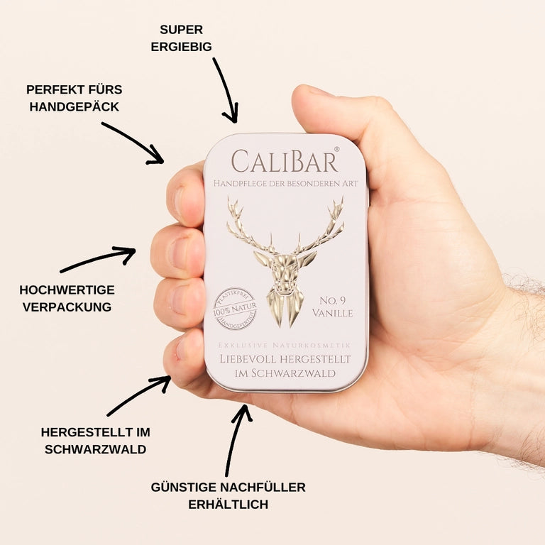 Vorteilsset: 3x Calibar® No.9 Vanille - Feste Handcreme