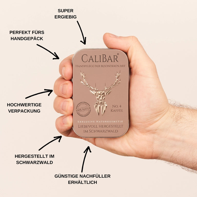 Vorteilsset: 3x Calibar® No.4 Kaffee - Feste Handcreme