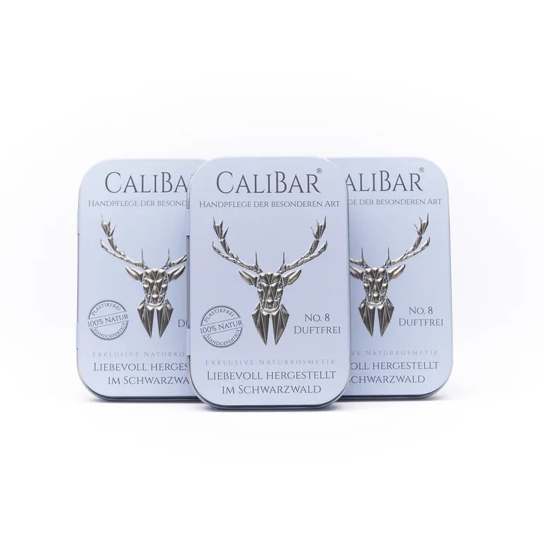 Vorteilsset: 3x Calibar® No.8 Duftfrei - Feste Handcreme