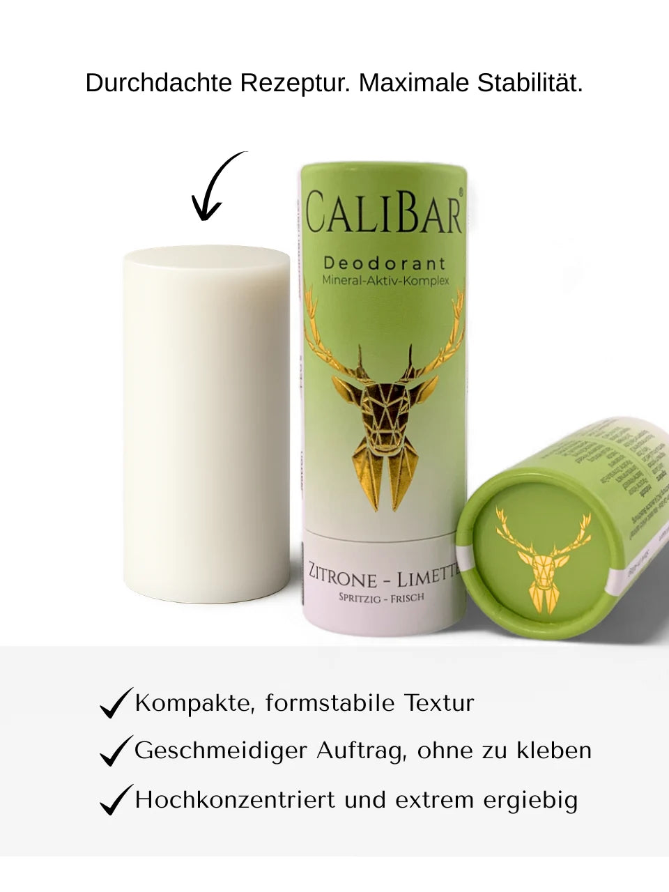 Calibar Deo-Set ohne Aluminium – 5er Pack