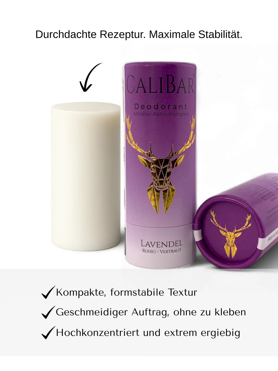 Calibar Deodorant-Stick Lavendel