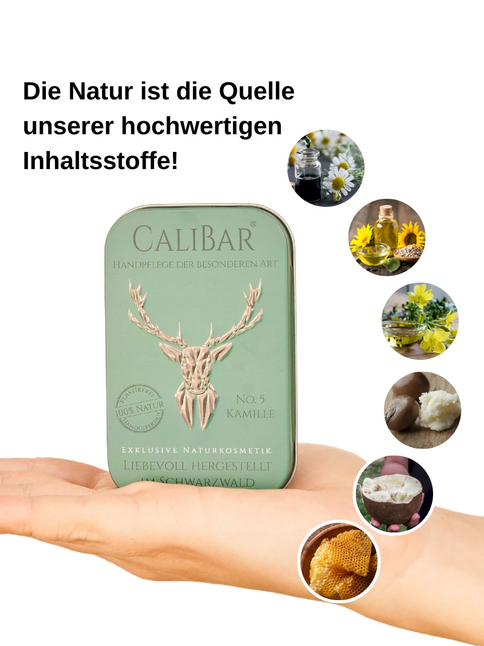 Unperfekt Calibar® No.5 Kamillenblüte - Feste Handcreme