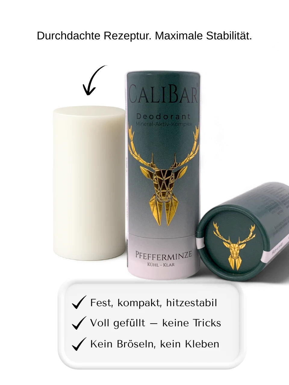 Calibar Deodorant-Stick Pfefferminze