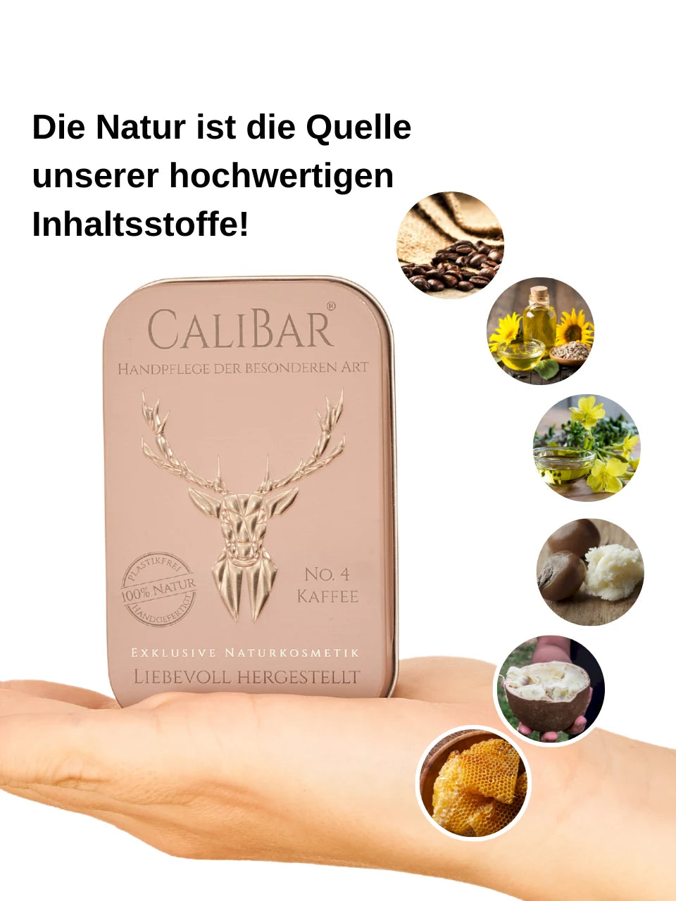 Unperfekt Calibar® No.4 Kaffee - Feste Handcreme