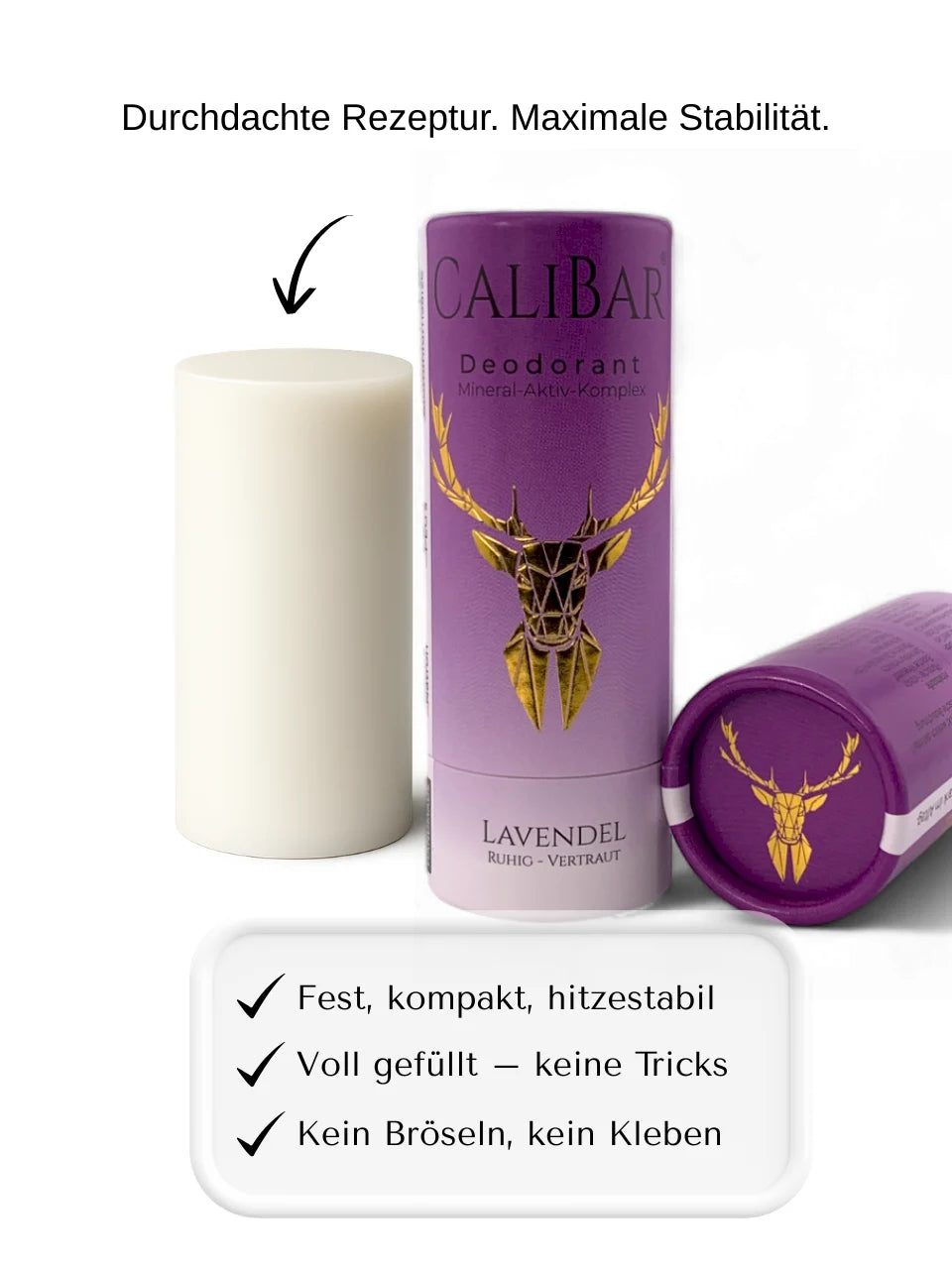 Calibar Deodorant-Stick Lavendel