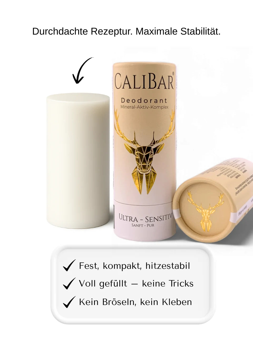 Calibar Deodorant-Stick Ultra-Sensitiv