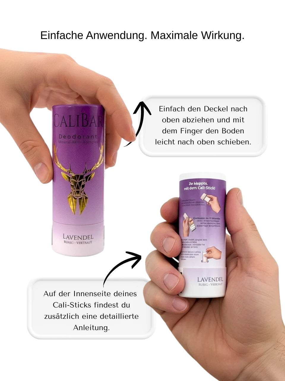Calibar Deodorant-Stick Lavendel