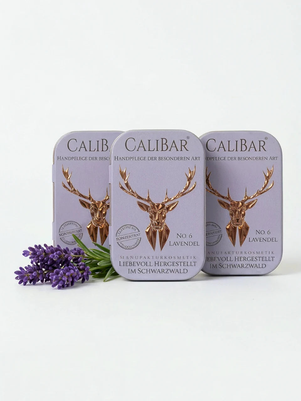 Vorteilsset: 3x Calibar® No.6 Lavendel - Feste Handcreme
