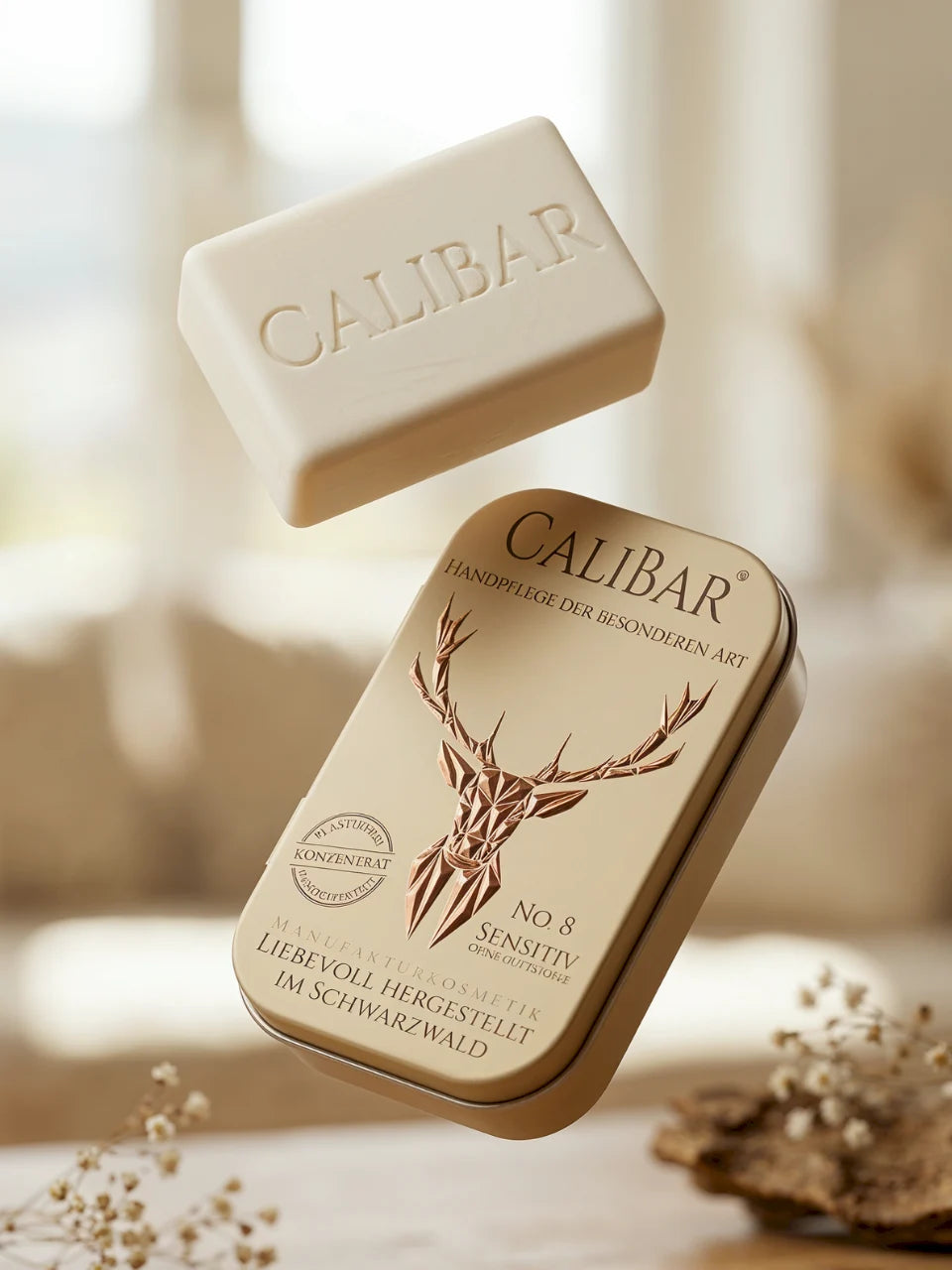 Calibar® No.8 Sensitiv (Duftfrei) - Feste Handcreme