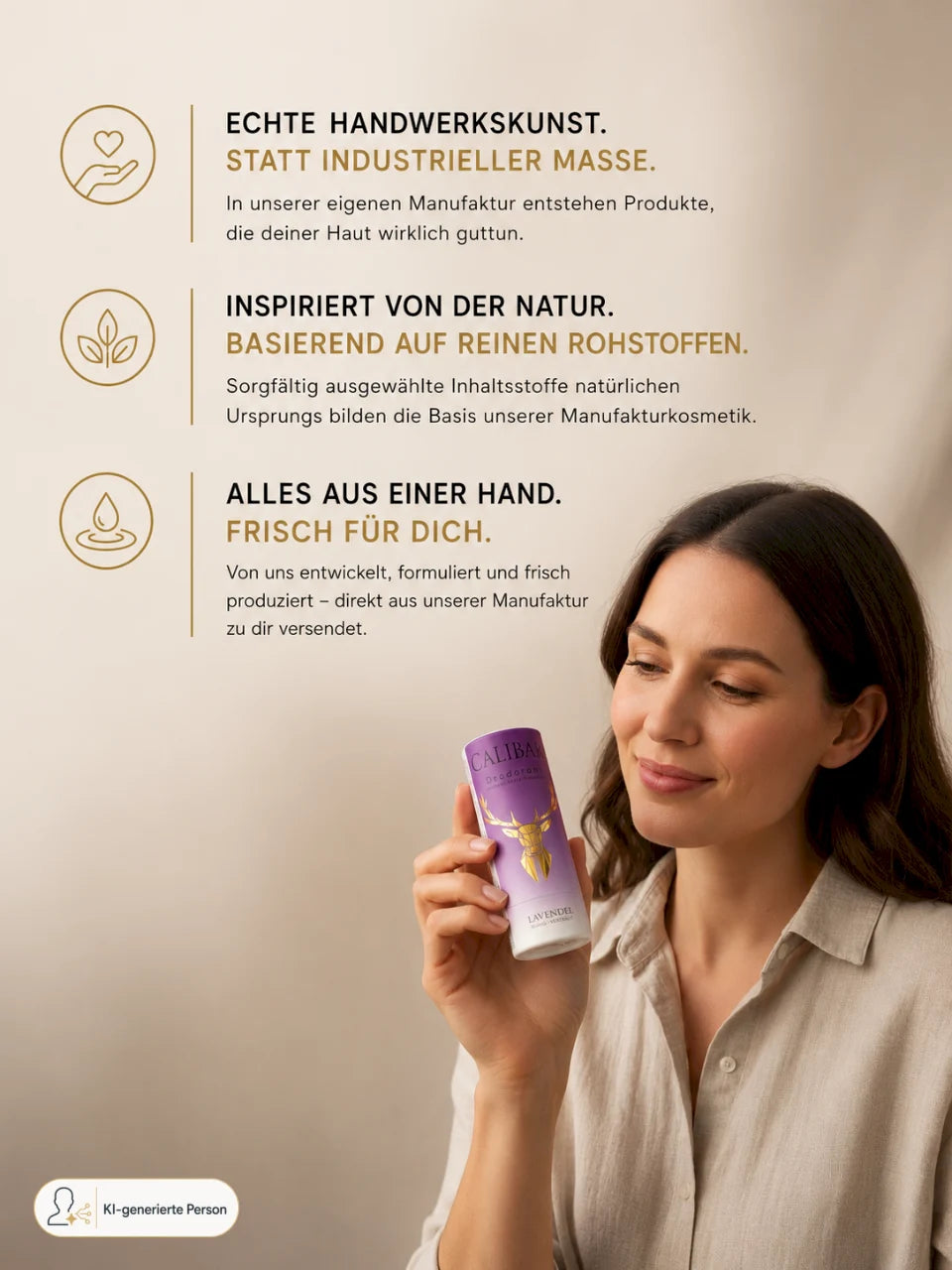 Unperfekt - Calibar Deodorant-Stick Lavendel