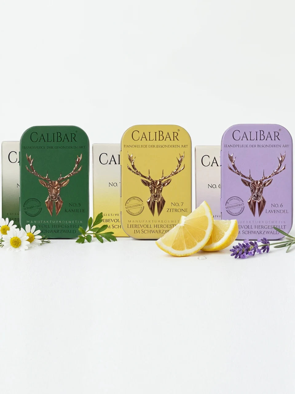 Dauer-Pflege Set – 3x Feste Handcreme & 3x Refill