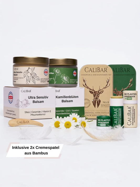 Feste Naturkosmetik - Haut und Lippenpflege Komplett-Paket