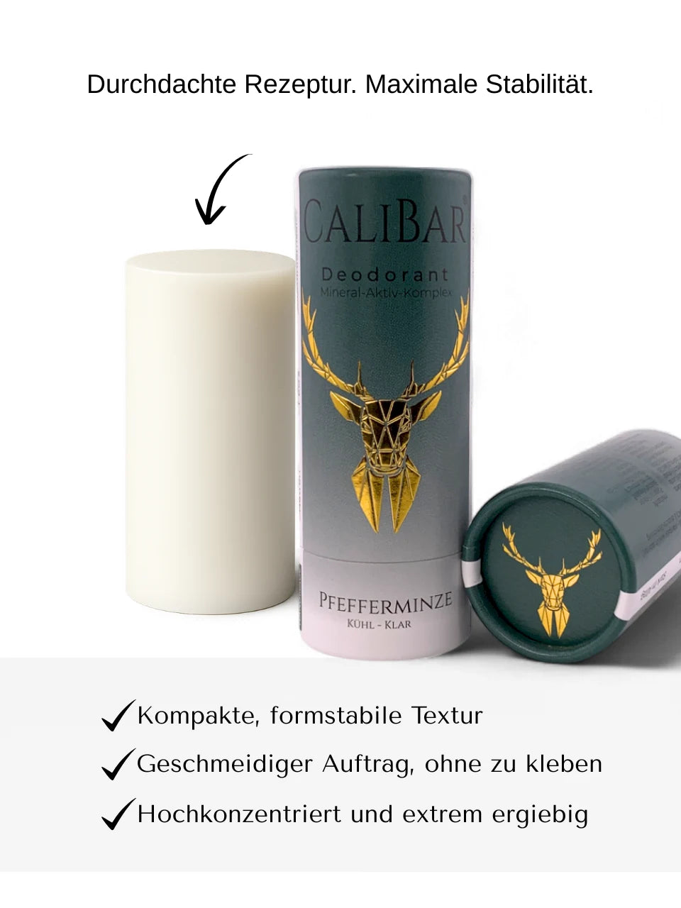 Calibar Deodorant-Stick Pfefferminze