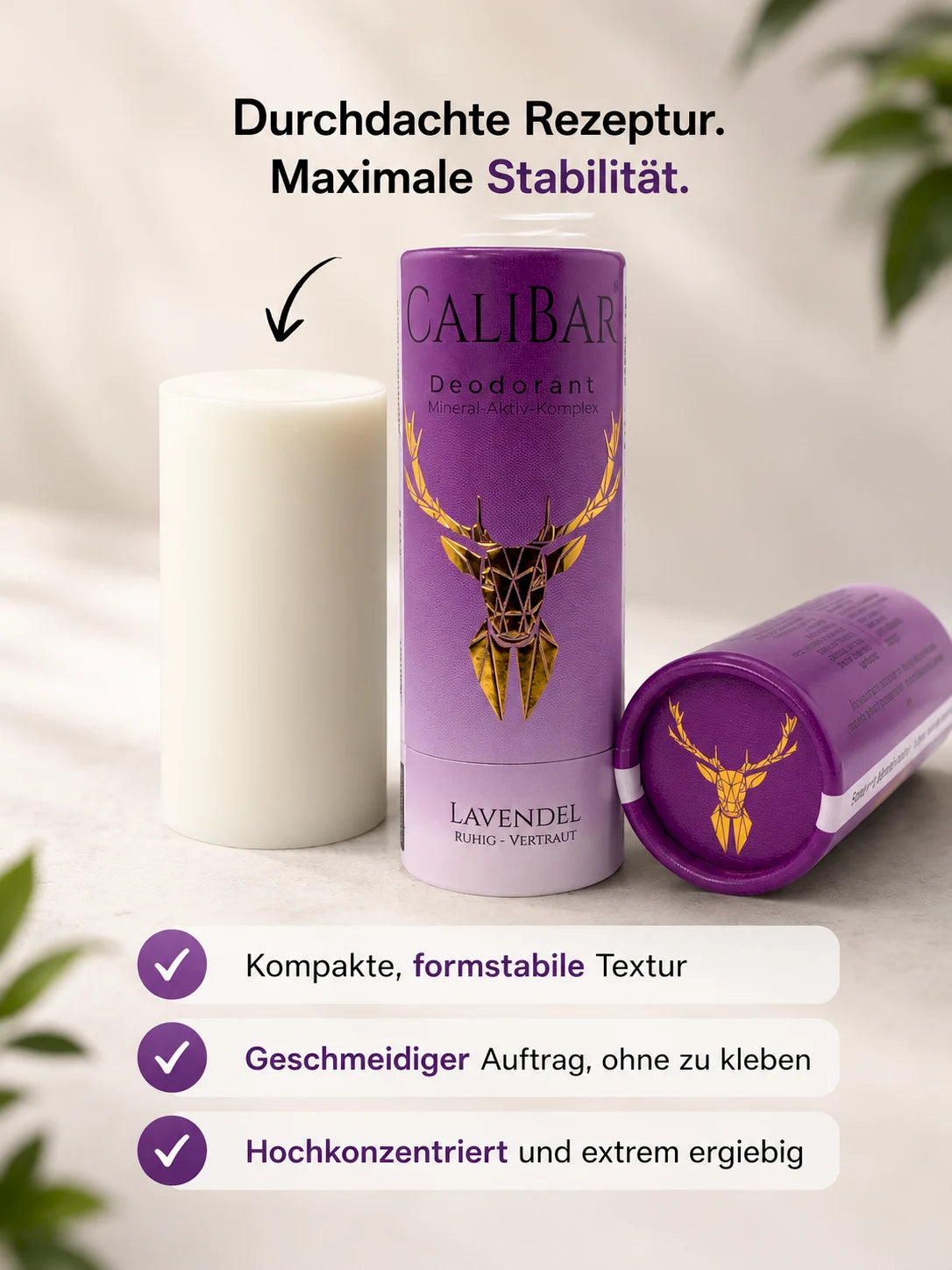 Unperfekt - Calibar Deodorant-Stick Lavendel