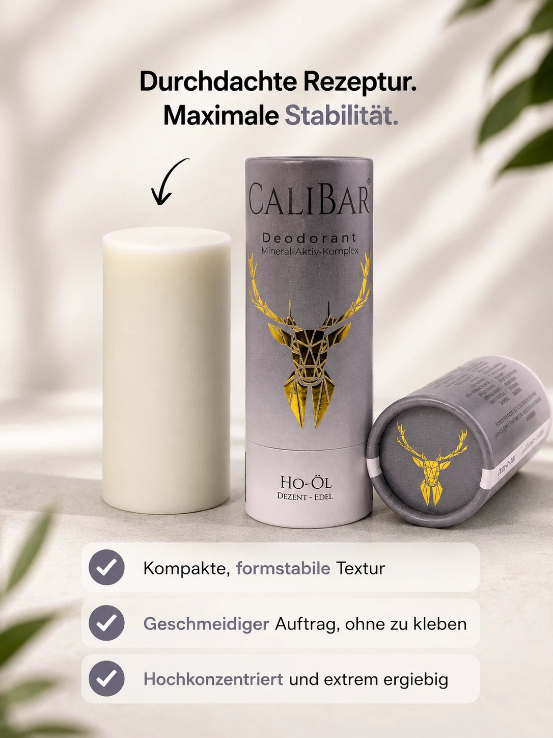 Unperfekt - Calibar Deodorant-Stick Ho‑Öl
