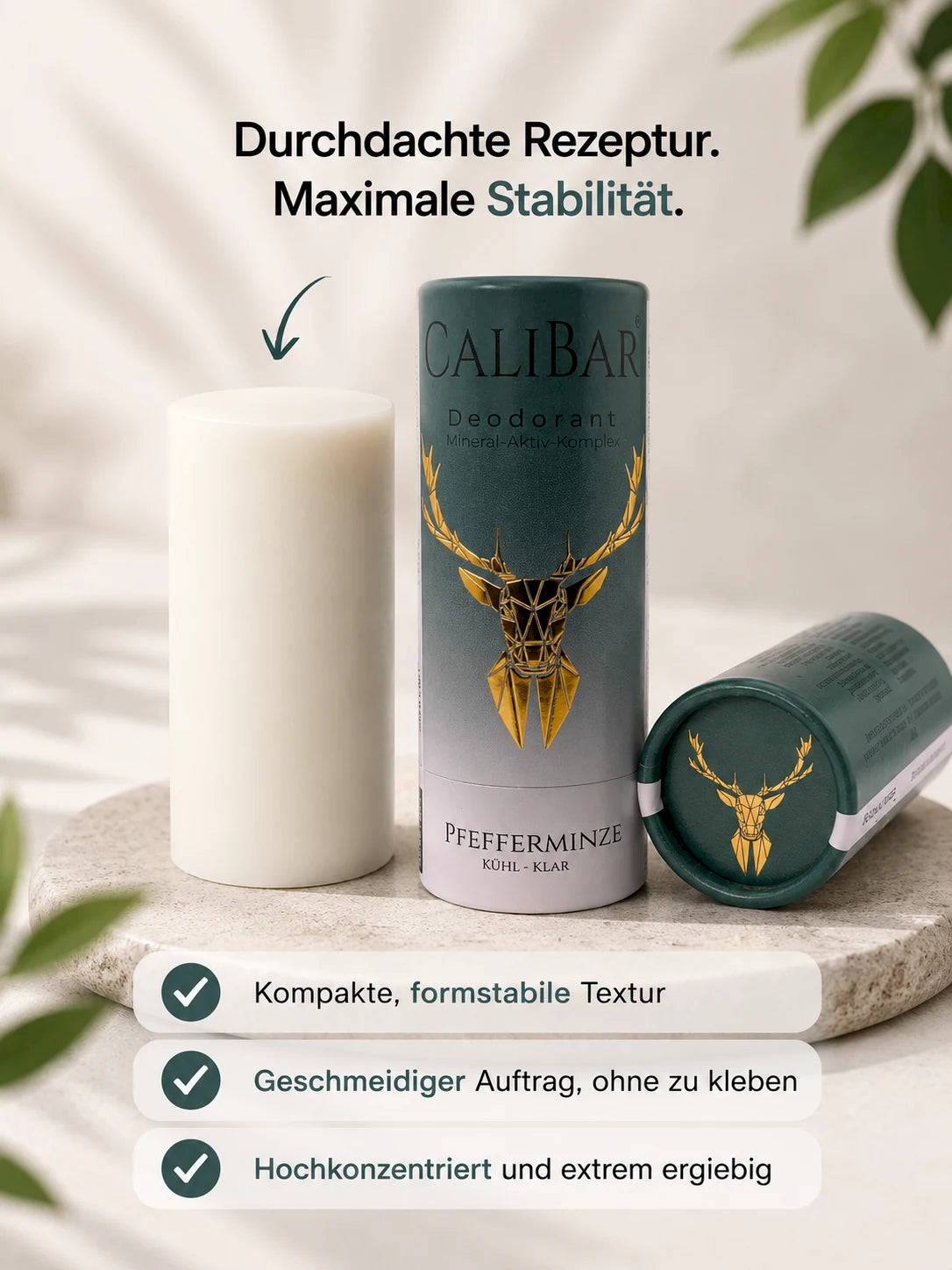 Unperfekt - Calibar Deodorant-Stick Pfefferminze