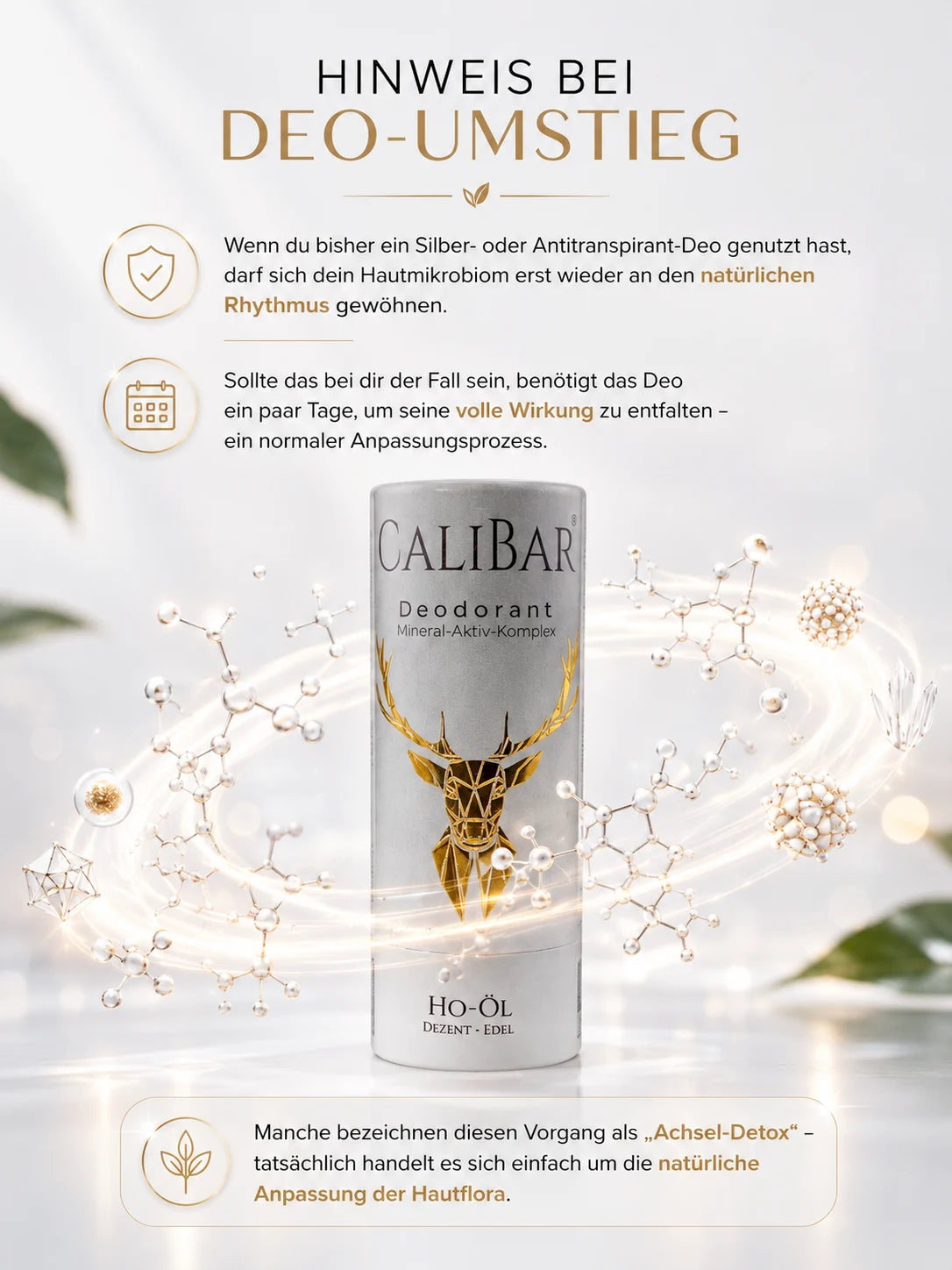 Unperfekt - Calibar Deodorant-Stick Ho‑Öl