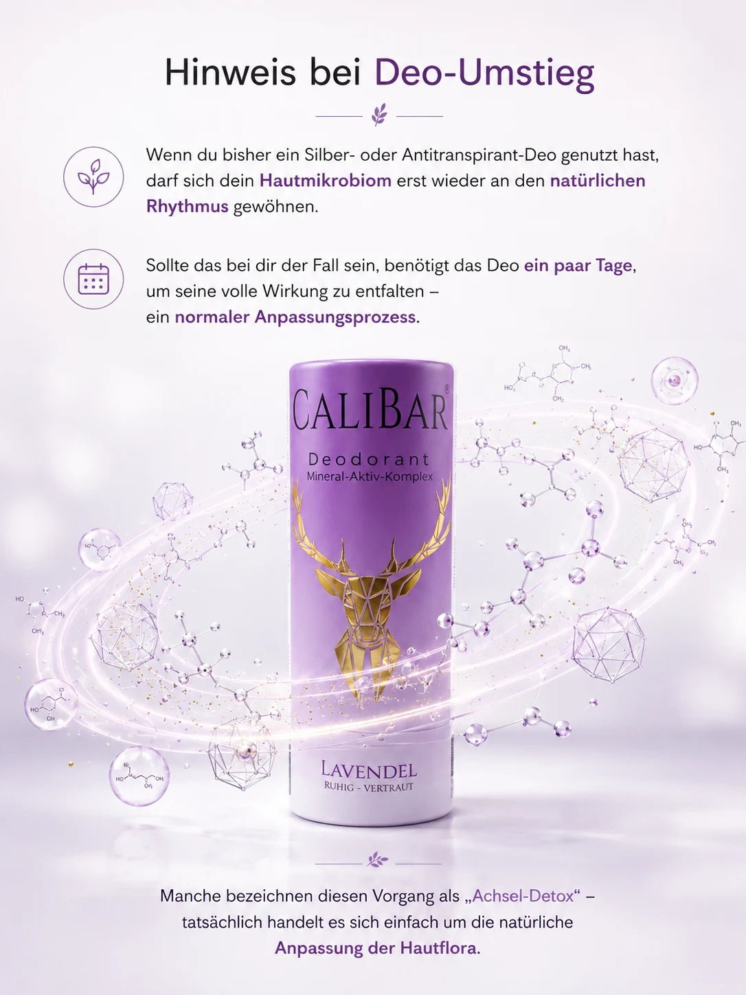 Unperfekt - Calibar Deodorant-Stick Lavendel