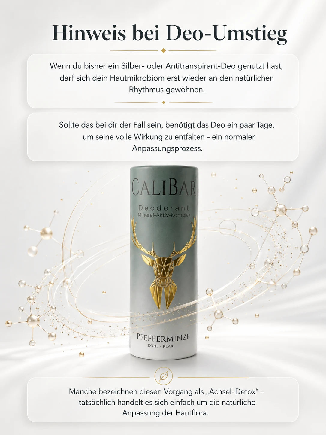 Unperfekt - Calibar Deodorant-Stick Pfefferminze