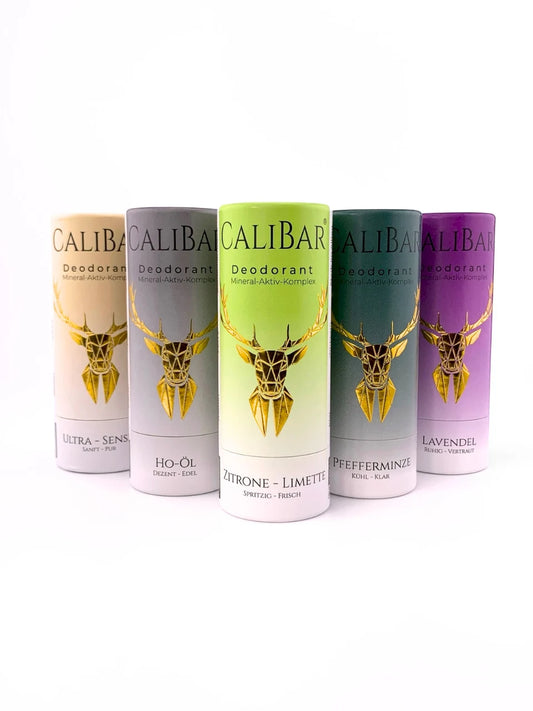 Calibar Deo-Set ohne Aluminium – 5er Pack